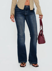 Zilvia Bootleg Mid Rise Jeans Raw Denim