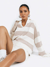 Rick Sweater White Beige