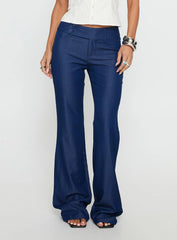 Kinkirk Flared Pants Chambray