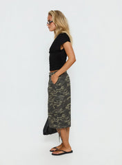 Hudsen Longline Cargo Shorts Camo