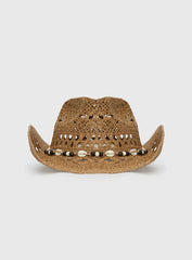 Azuria Straw Cowboy Hat Tan