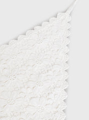 Pinot Lace Hair Scarf White