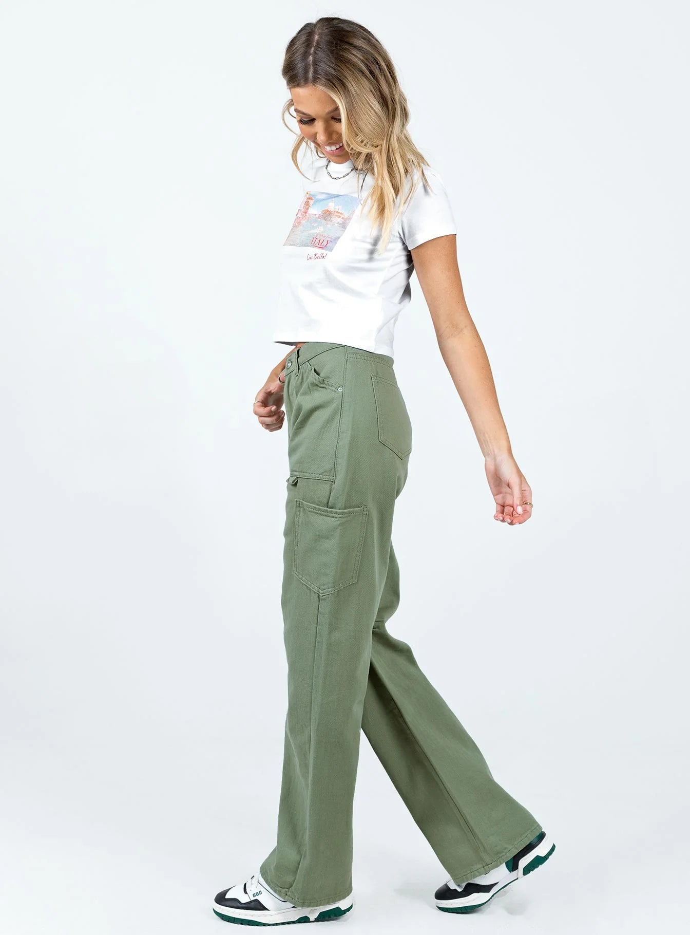 Bassett Cargo Jeans Khaki