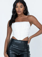 Avery Bustier White