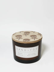 White Vanilla 12 oz scented candle