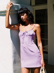 Unforgettable Mini Dress Purple