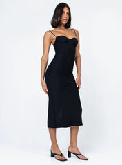 Fe Midi Dress Black