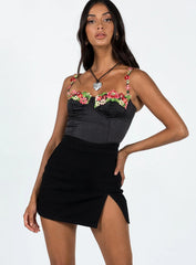 The Lola Mini Skirt Black