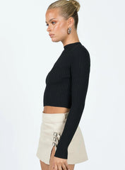 Graves Long Sleeve Top Black