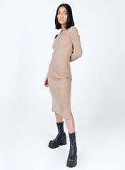 Tiarnie Midi Dress Beige