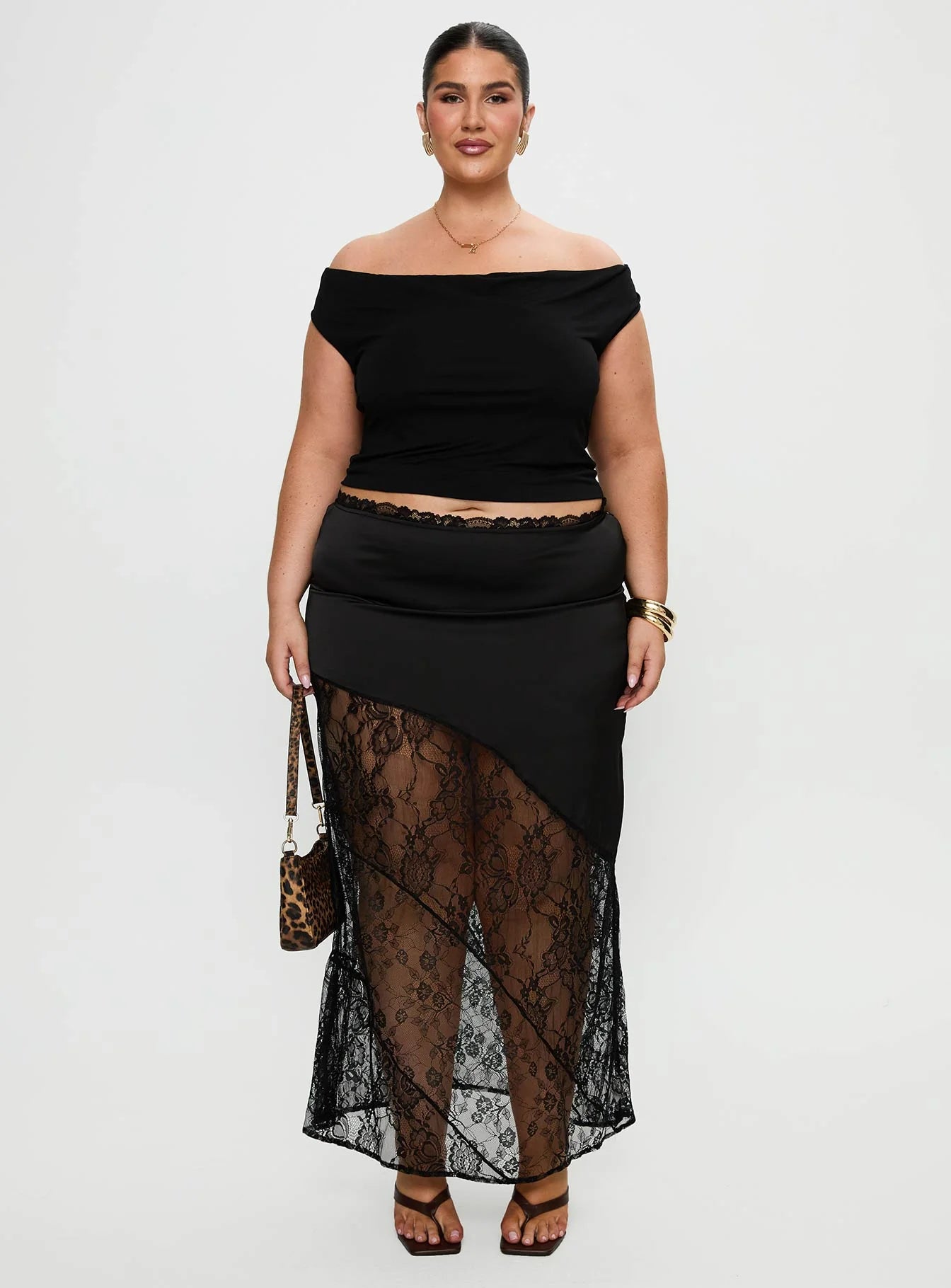 Irina Multi-wear Top Black Curve