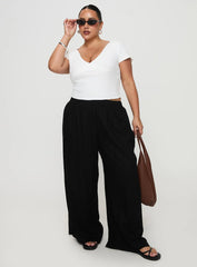 Maz Top White Curve