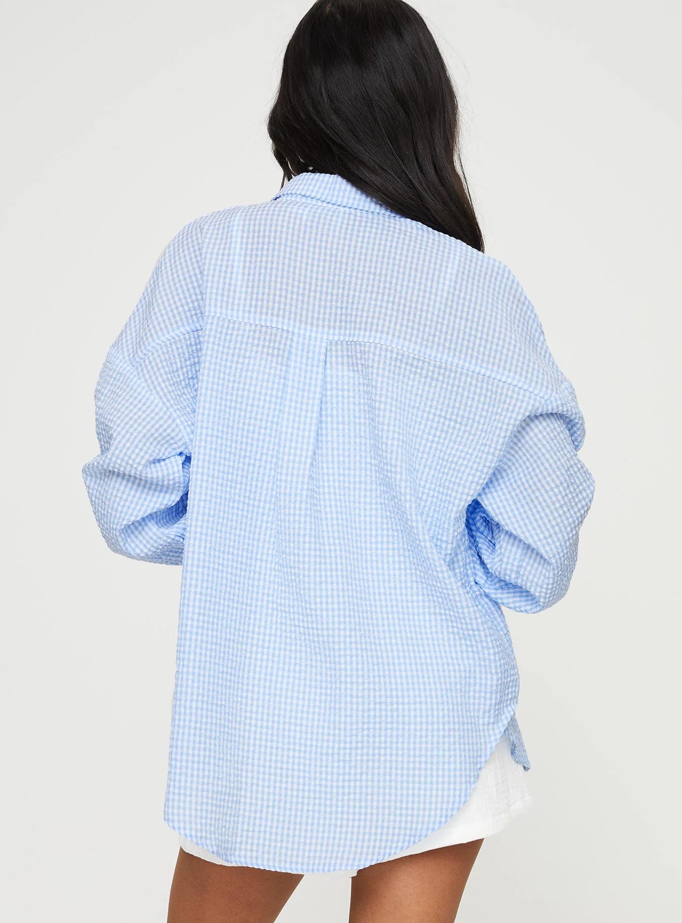 Lindford Shirt Textured Blue
