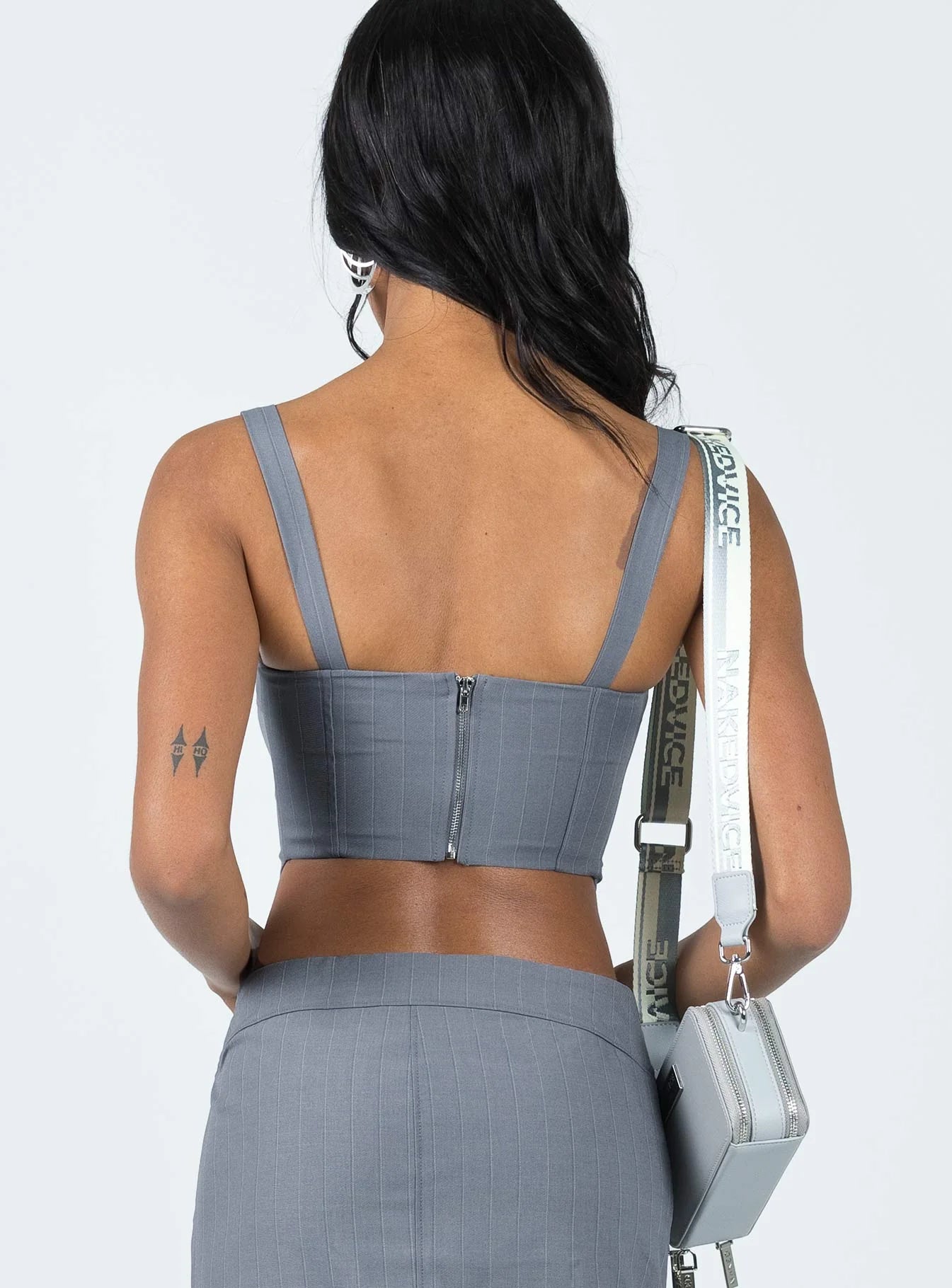 Josie Top Grey