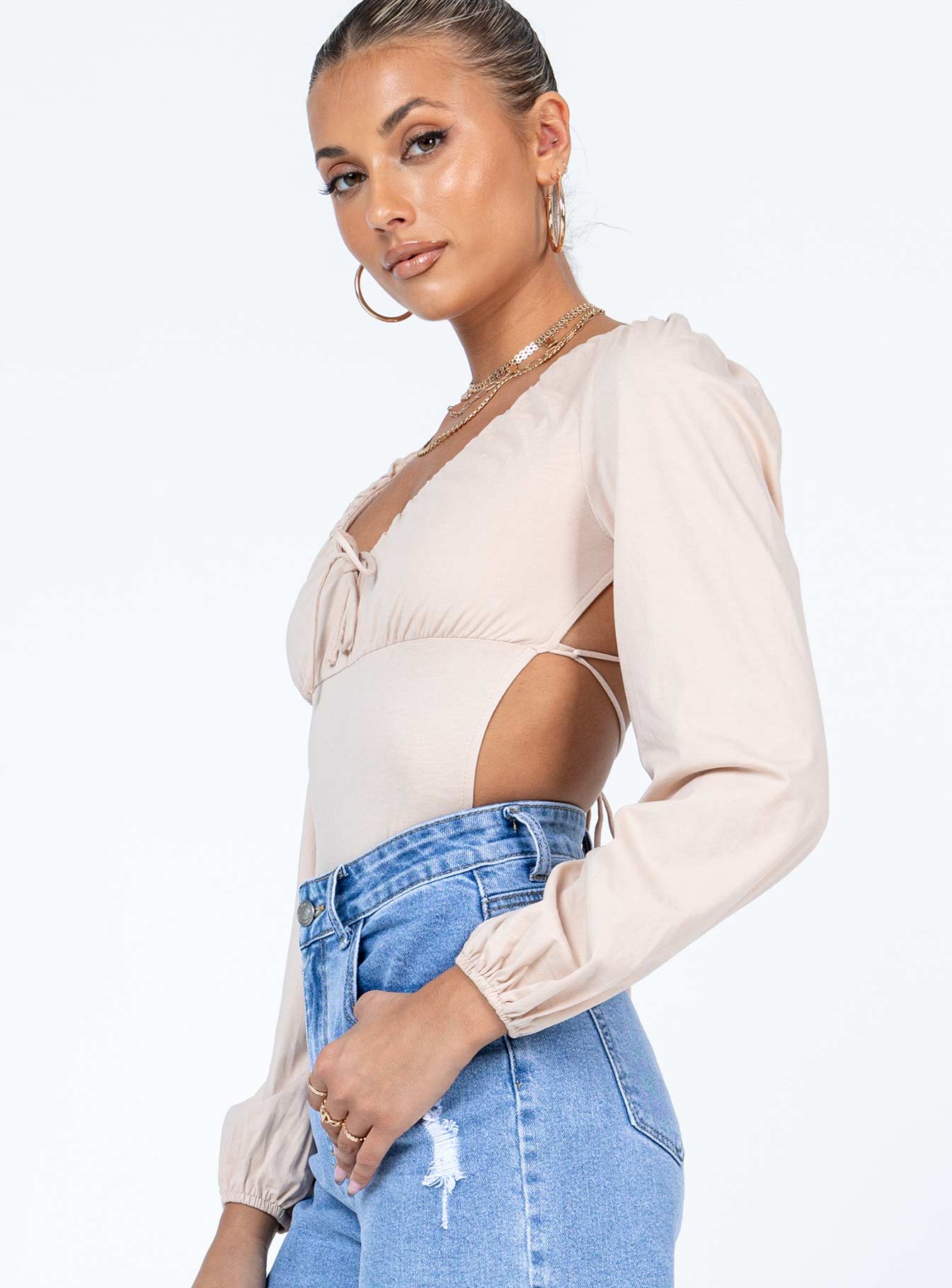 Patsy Bodysuit Beige