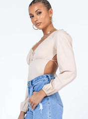 Patsy Bodysuit Beige