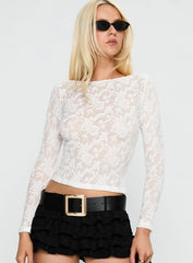 Martine Sheer Top White