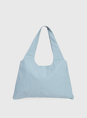 Tell The Truth Studded Faux Suede Bag Blue