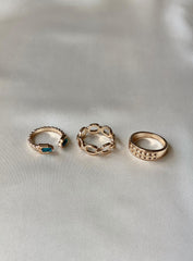 Tasha Ring Pack Gold