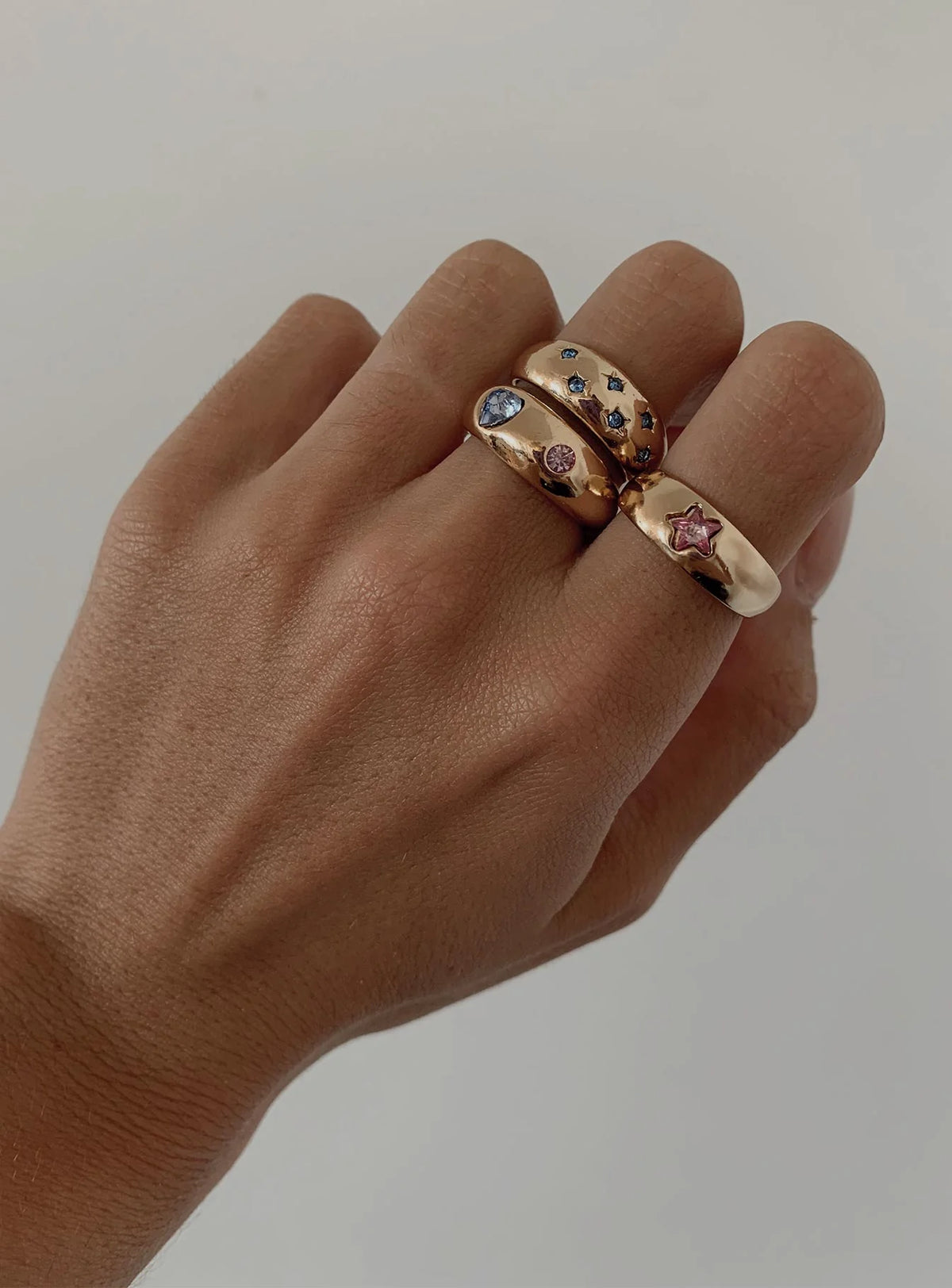 Middleton Ring Pack Gold / Multi