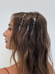Amber Hair Twister Silver