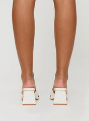 Brielle Heels White