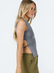 Uzo Top Grey