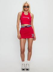 Boston University Tailgate Halter Top Red