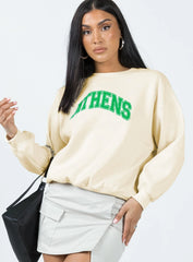 Athens Sweatshirt Cream