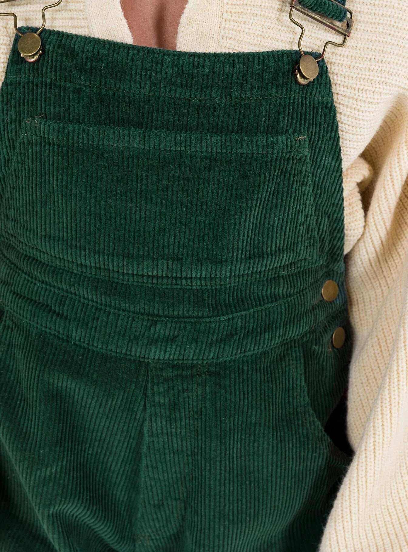 Kacey Short Overalls Khaki Petite