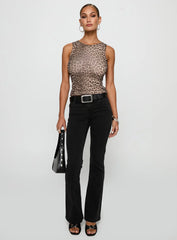 Warm Honey Top Leopard
