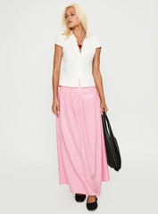 Apresia Maxi Skirt Pink Gingham