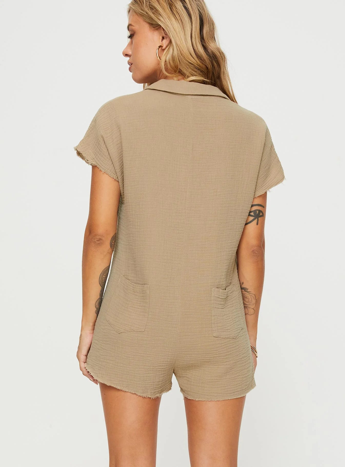 Salt Lake Romper Beige