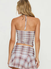 Arlena Ruched Halter Top Multi