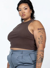 Classic Tank Top Brown Curve