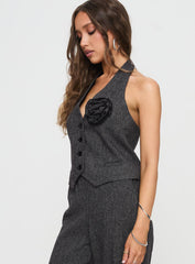 Joshy Top Charcoal
