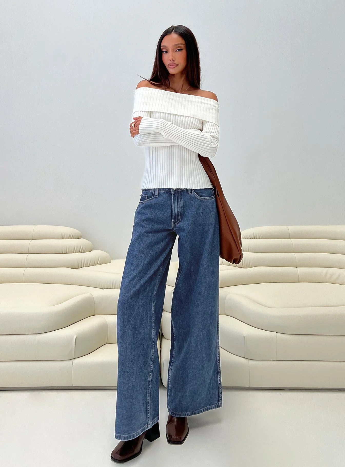 Coolidge Off The Shoulder Top White
