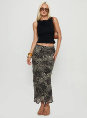 Kathrynne Maxi Skirt Animal