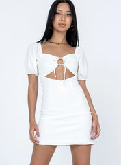 Jacqui Mini Dress White