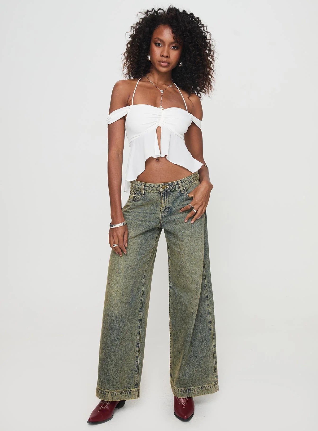 Waylen Top White