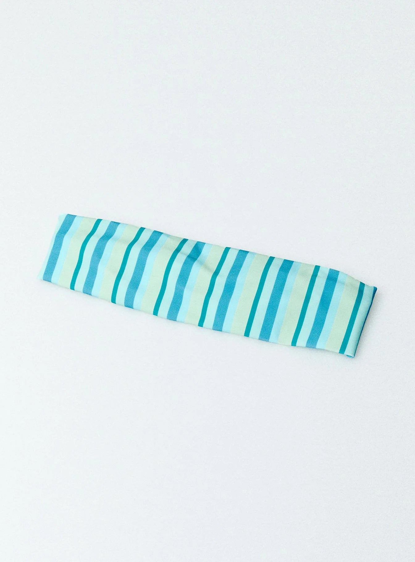 Aquamarine Headband Blue Stripe