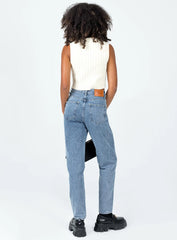 Tulum Straight Leg Denim Jeans