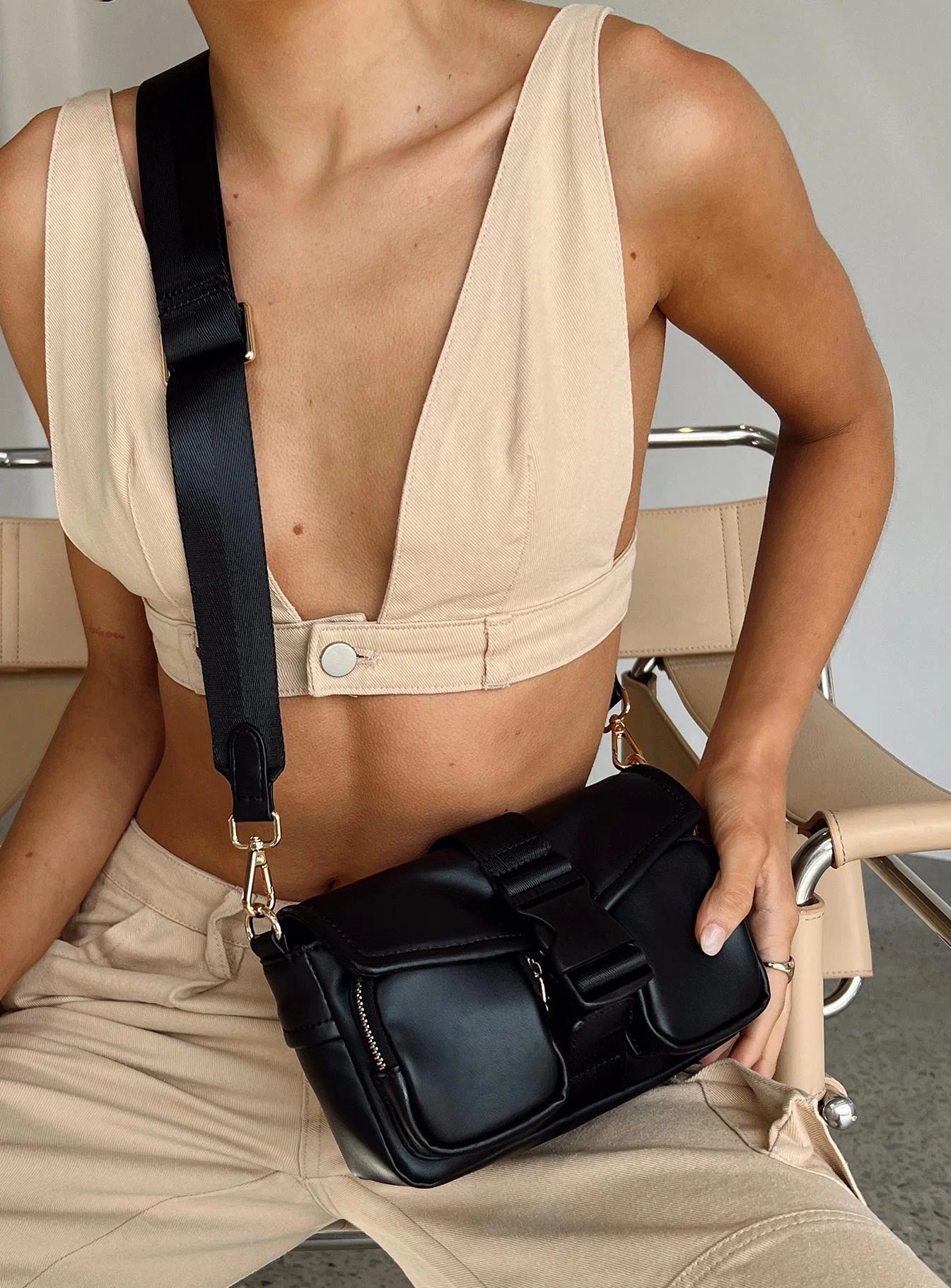 Carrie Jane Crossbody Bag Black