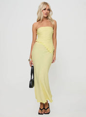 Silvershore Maxi Skirt Yellow