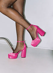 Vogel Platform Heels Pink