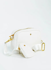 Peta & Jain Justice Bag Pebble White / Gold