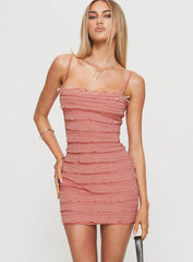 Gradine Mini Dress Pink