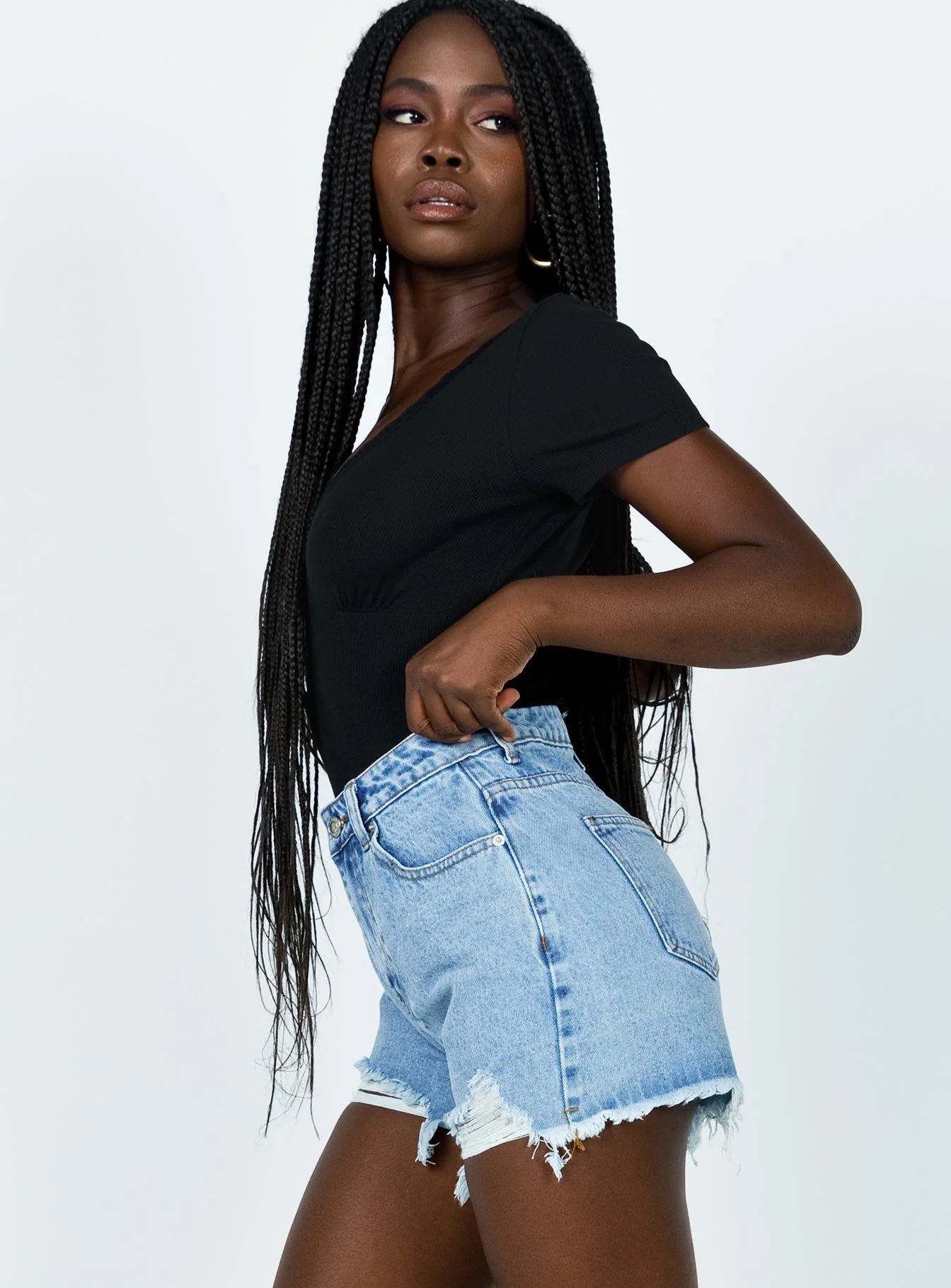 Anne Denim Shorts