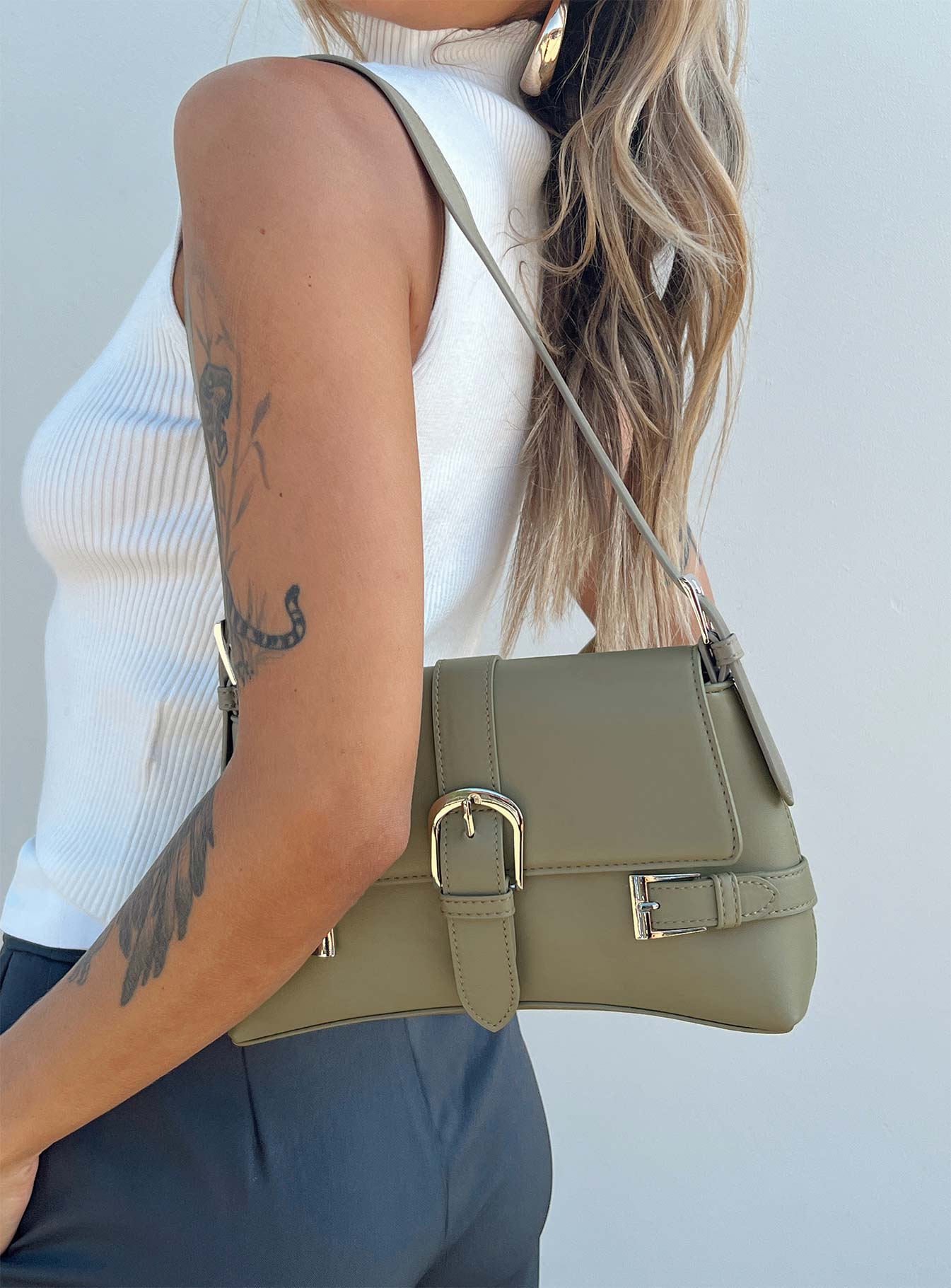 Tozzi Shoulder Bag Khaki