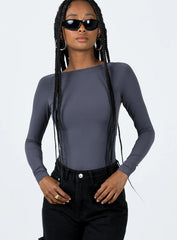 Gatewood Long Sleeve Bodysuit Slate